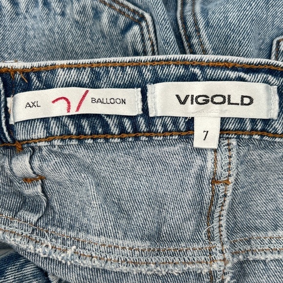 VIGOLD Axl Balloon High Rise Baggy Jeans Size 7 Women’s - Picture 2 of 5